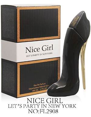 Nice Girl Let's Party in NewYork  inspired by Carolina Herrera Good Girl